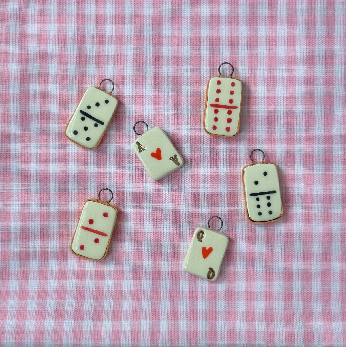 cards & domino charms