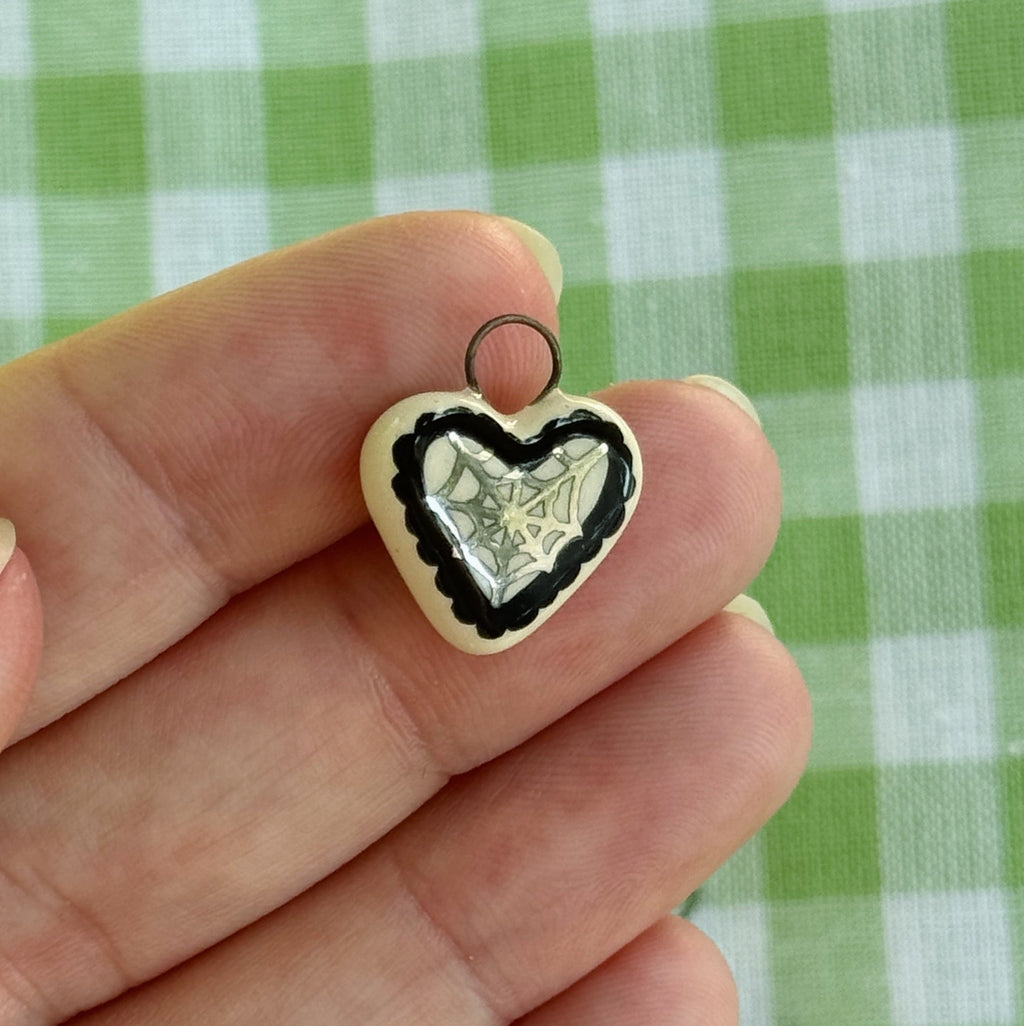 Lacy Heart Charm