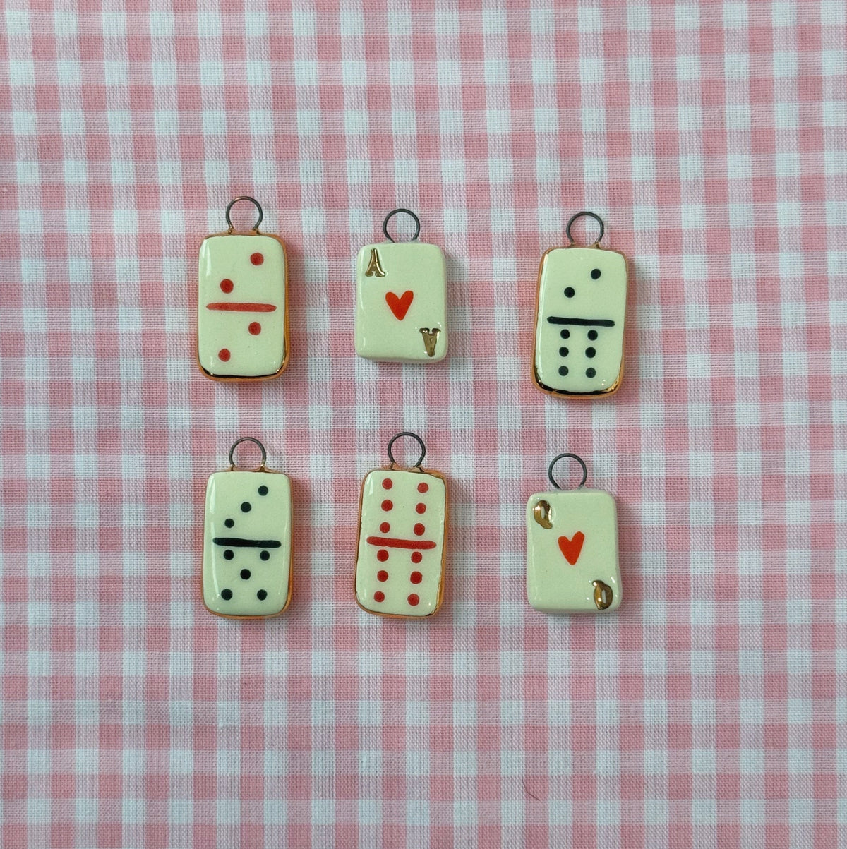 cards & domino charms