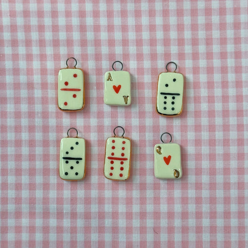cards & domino charms