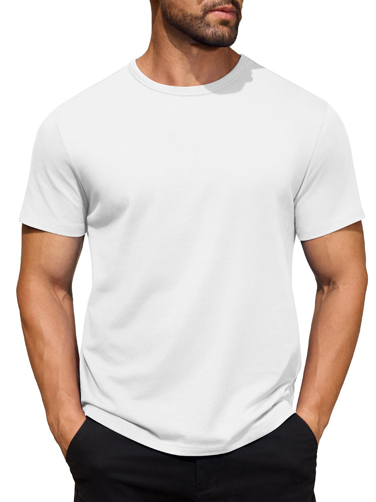 Classic Solid Versatile Basic T-Shirt (US Only)