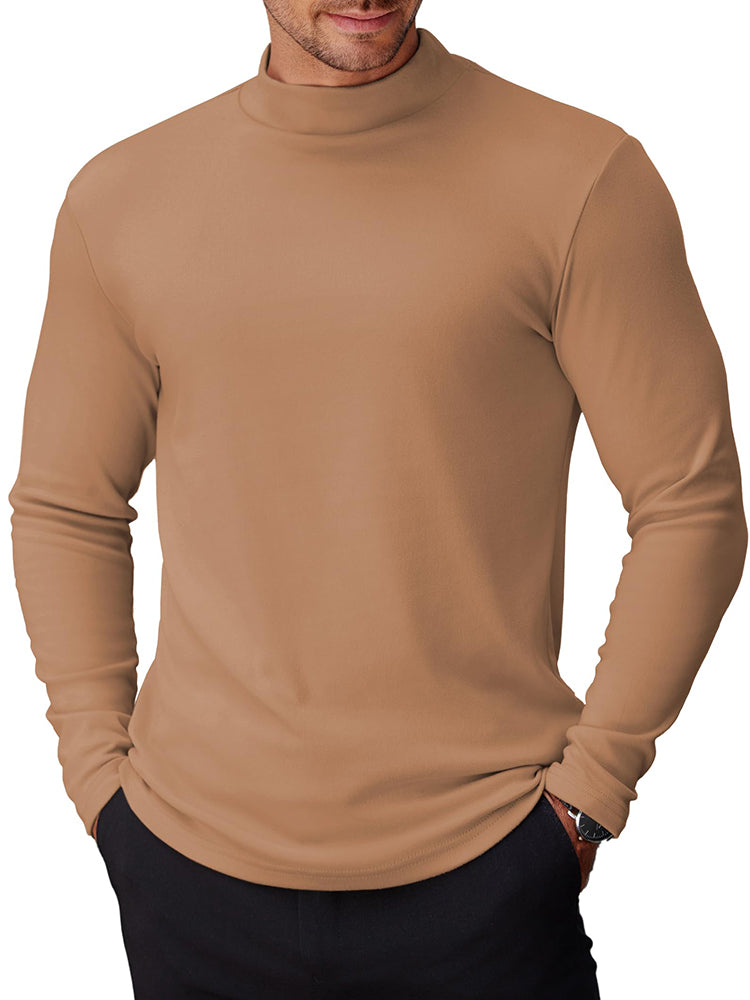 Basic Thermal Turtleneck Pullover Shirt (US Only)