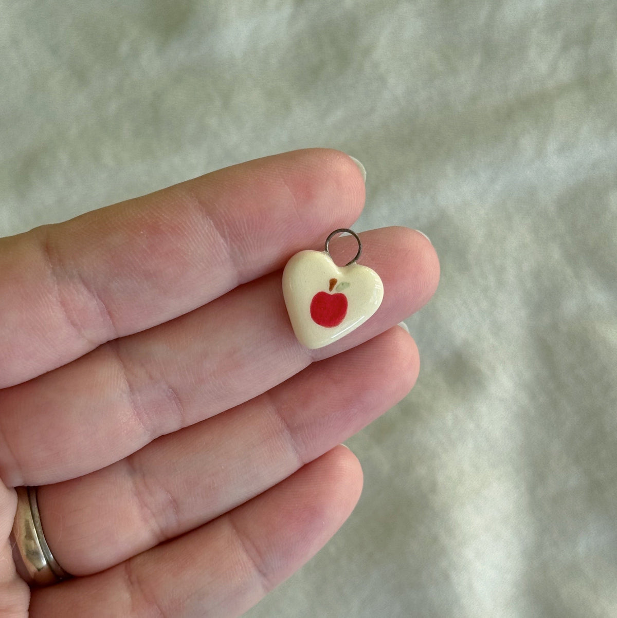 Tiny Fruit Ceramic Charm