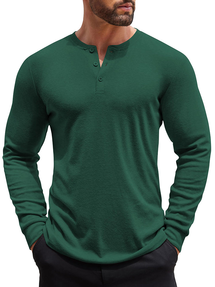 Fashion Lightweight Pullover Henley Shirt (US Only)