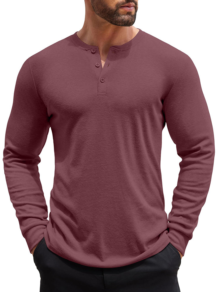 Fashion Lightweight Pullover Henley Shirt (US Only)