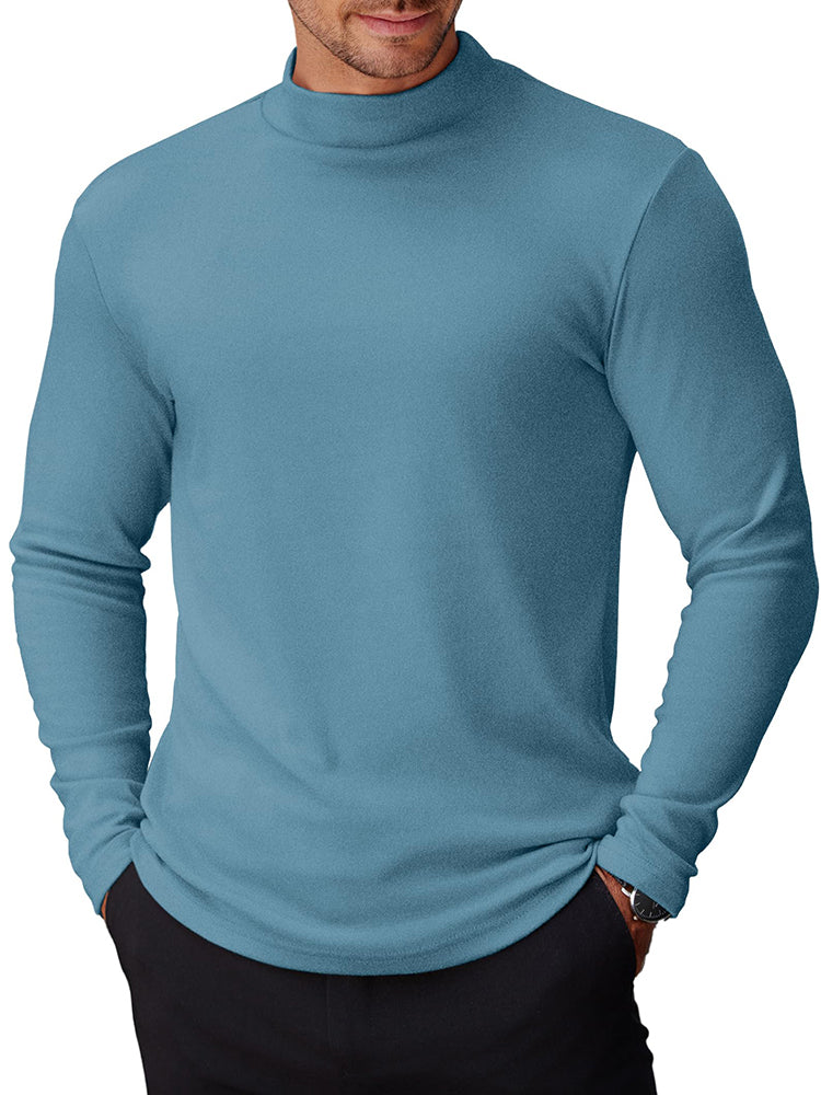Basic Thermal Turtleneck Pullover Shirt (US Only)