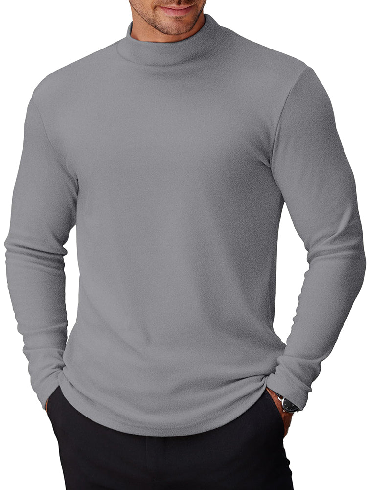 Basic Thermal Turtleneck Pullover Shirt (US Only)