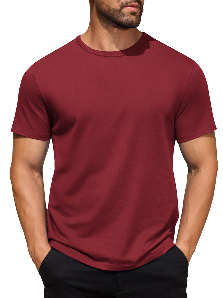 Classic Solid Versatile Basic T-Shirt (US Only)