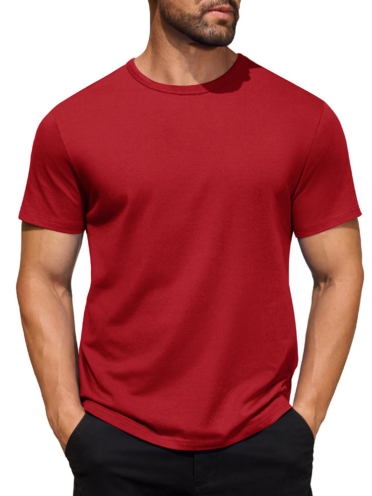 Classic Solid Versatile Basic T-Shirt (US Only)