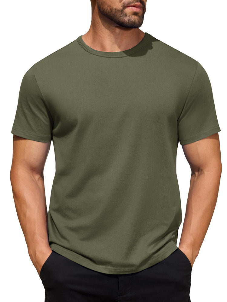 Classic Solid Versatile Basic T-Shirt (US Only)