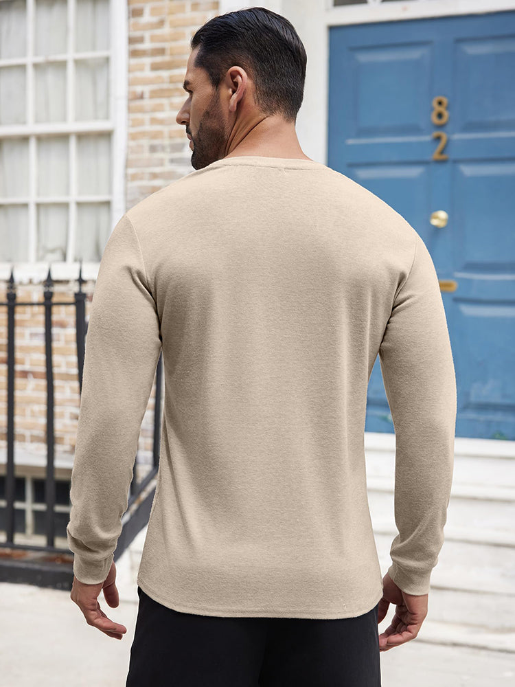 Fashion Lightweight Pullover Henley Shirt (US Only)