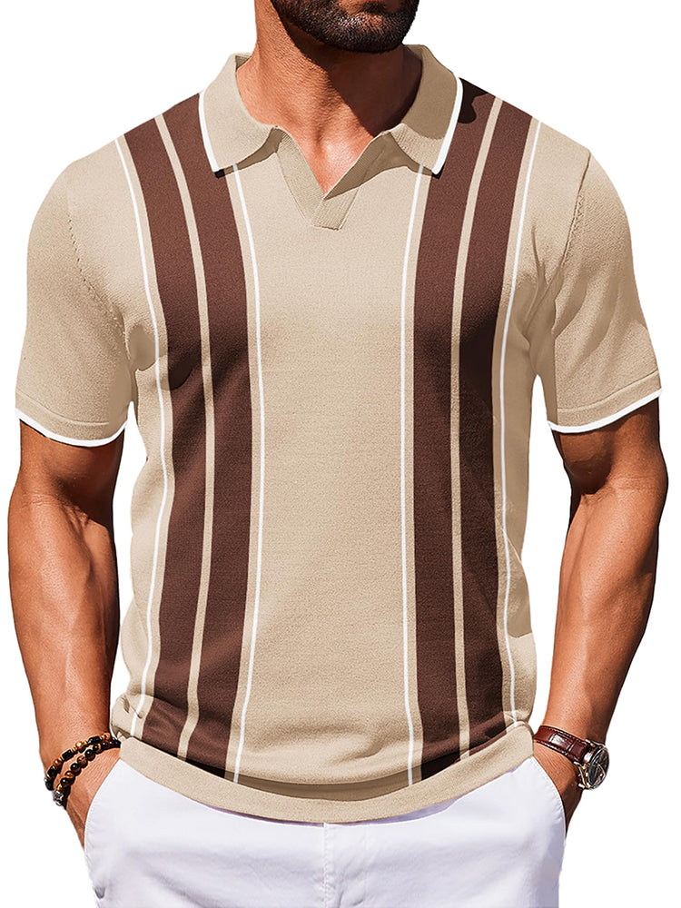 Vintage Old Money Knit Polo Shirt (US Only)