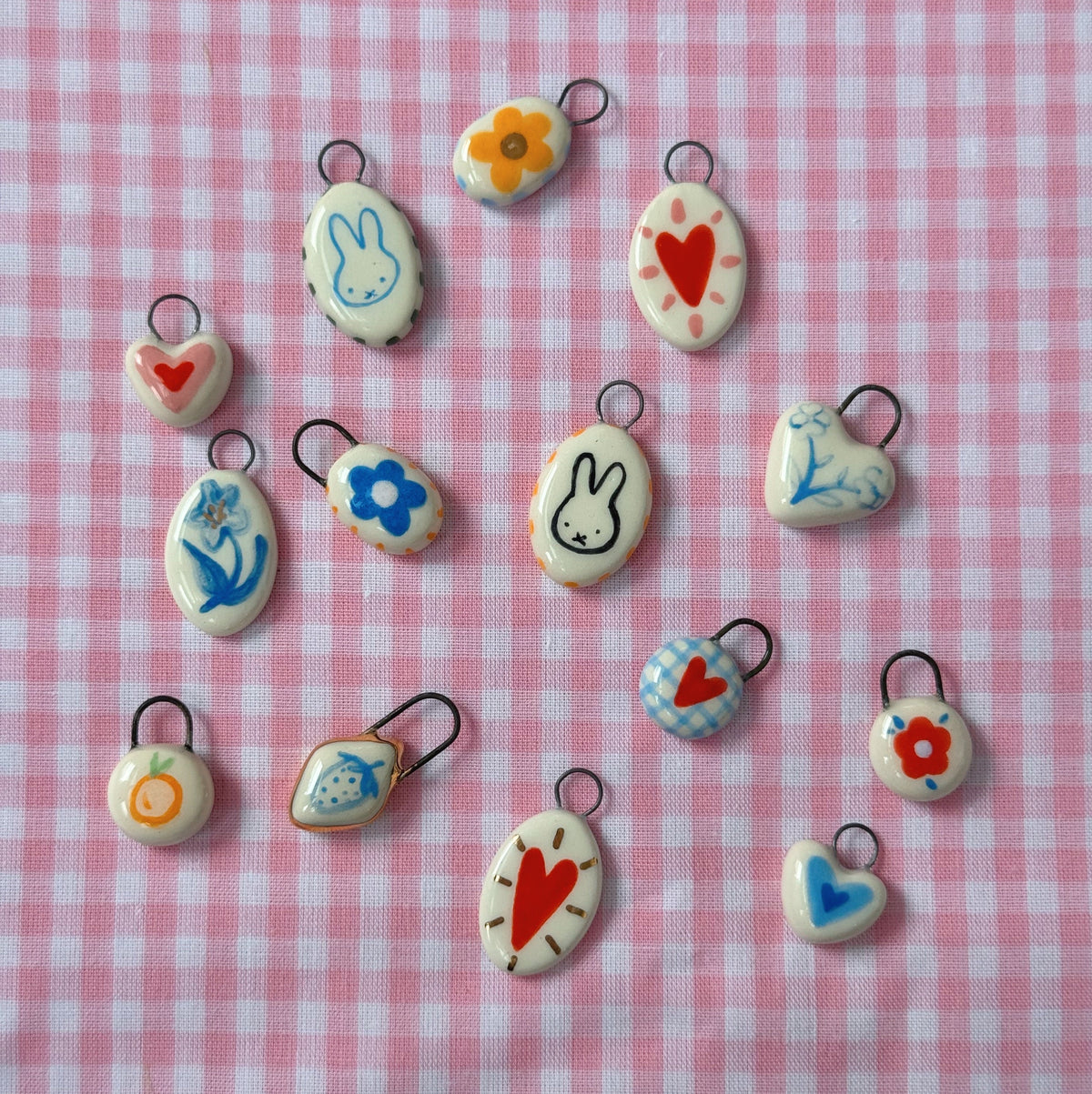 cutesy spring charms