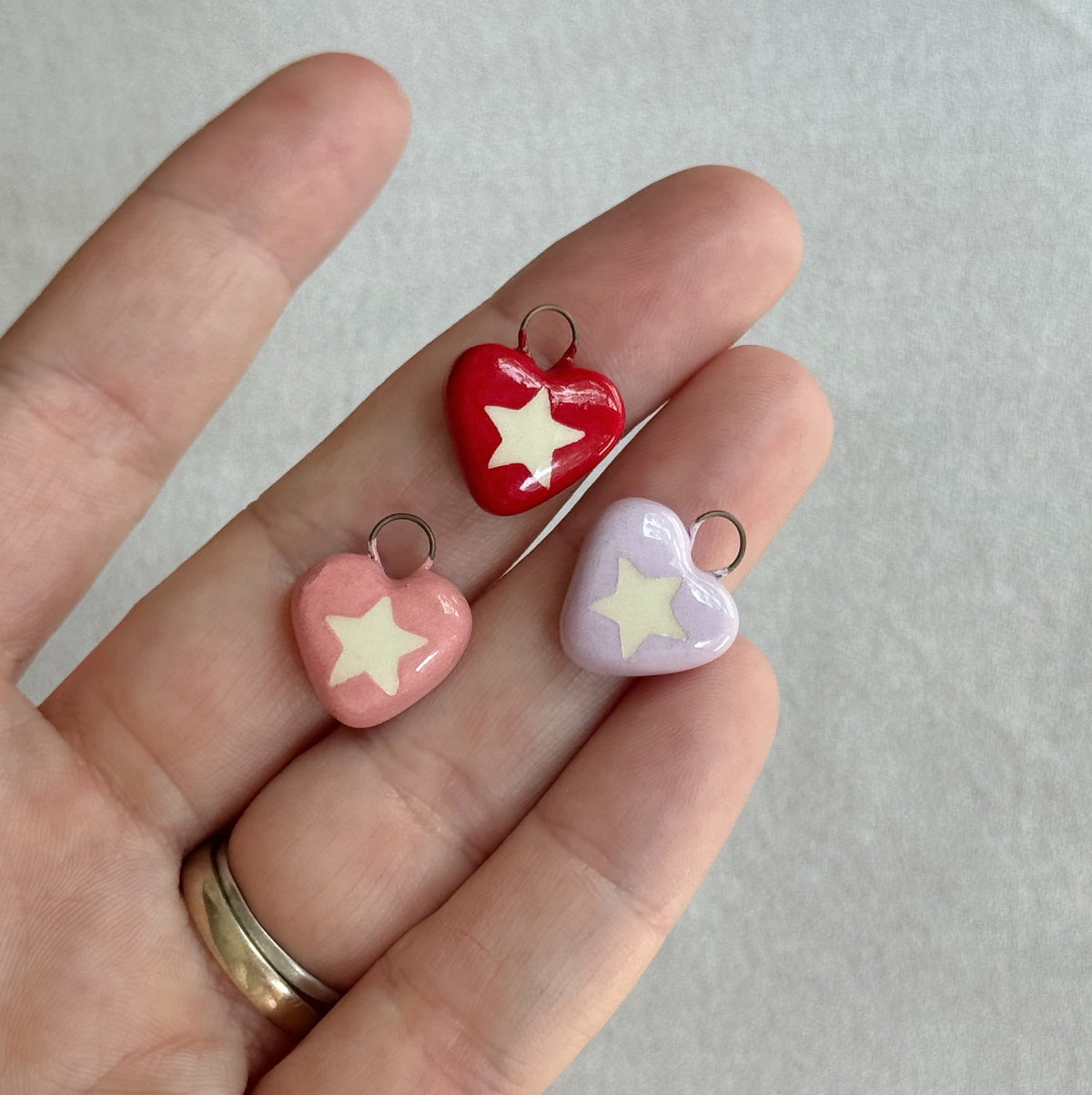 Star + Heart Charm