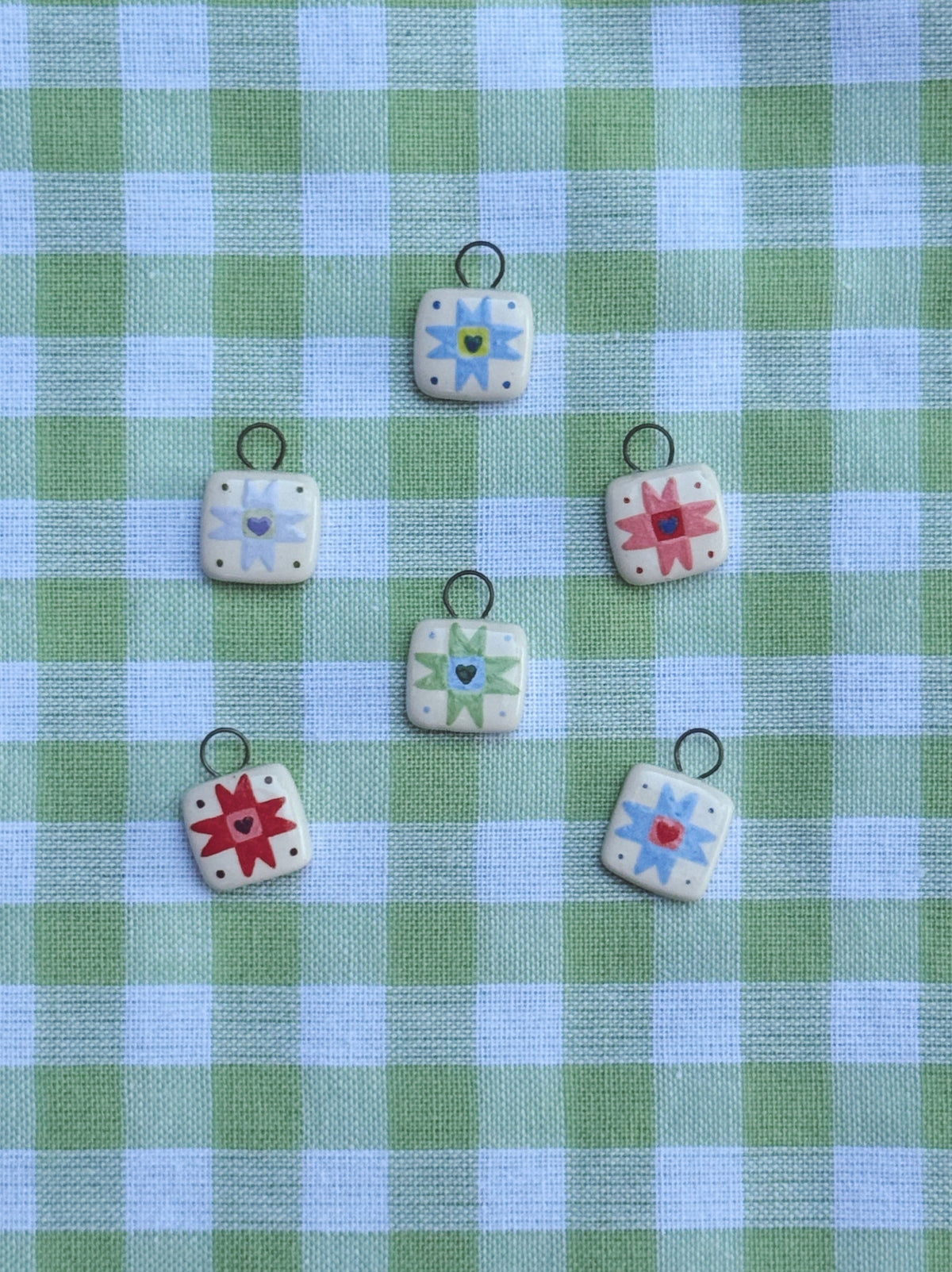 Tiny Quilt Square Charm